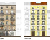 2011-2015 | Proyecto básico de rehabilitación de viviendas en C/ Cuba 16 (Valencia)
